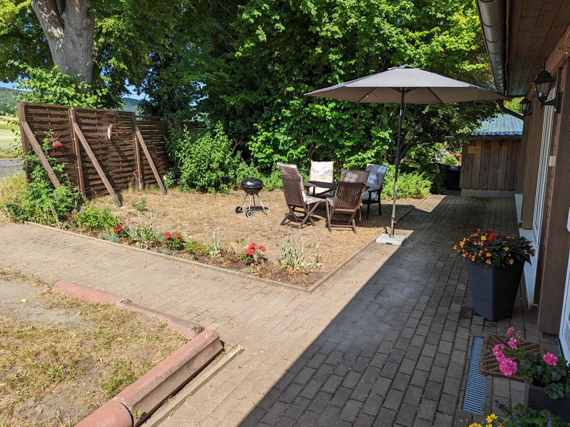 W5 - Urlaubsmagie - Wohnung Mit Grill, Terrasse & Pool Lichtenhain  Ngoại thất bức ảnh