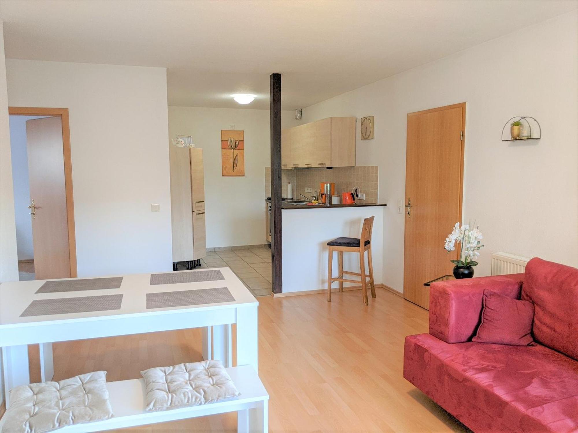 W5 - Urlaubsmagie - Wohnung Mit Grill, Terrasse & Pool Lichtenhain  Ngoại thất bức ảnh